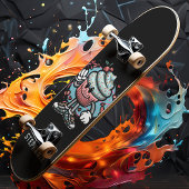 かわいいさくらんぼカップケーキ名前をカスタムするスケートボード スケートボード