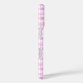 かわいいさくらんぼコケットボウピンクギンガム Case-Mate iPhoneケース (裏面 / 右)