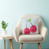 かわいいさくらんぼチャーム クッション (椅子)