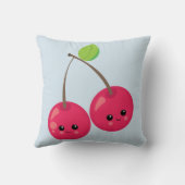 かわいいさくらんぼチャーム クッション (裏面)