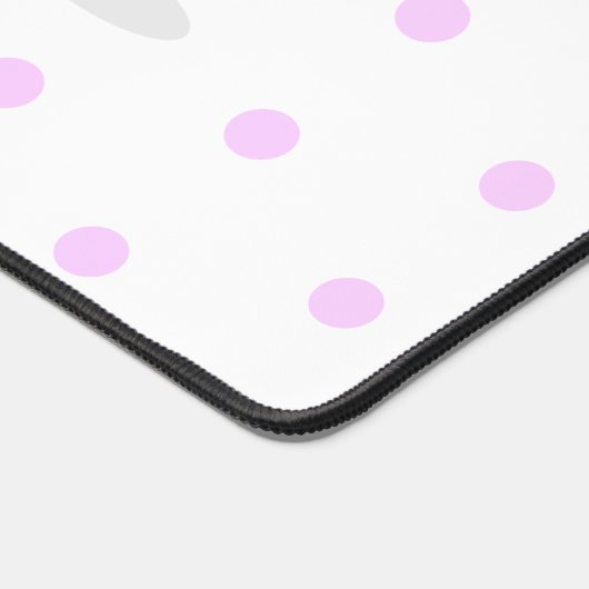 かわいいさくらんぼトマト漫画イラストレーション デスクマット (コーナー)