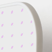 かわいいさくらんぼトマト漫画イラストレーション ピックルボールラケット (左詳細)