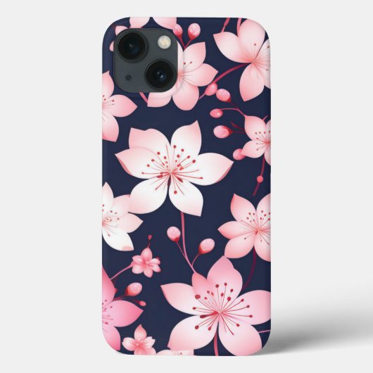 かわいいさくらんぼブロッサム春の花フローラツリー Case-Mate iPhoneケース (裏面)