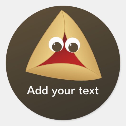 かわいいさくらんぼ浜田新 ラウンドシール (正面)