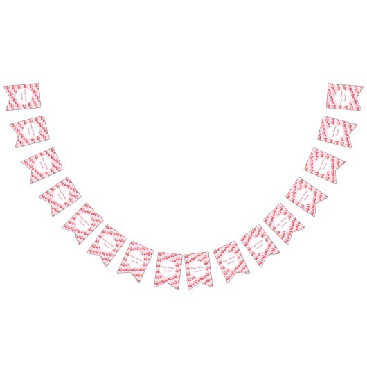 かわいいさくらんぼ1歳の誕生日パーティー バンティングフラッグ (全)