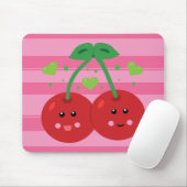 かわいいさくらんぼ マウスパッド (マウス)