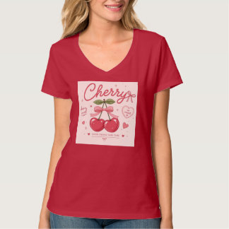 かわいいさくらんぼ Tシャツ