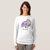 かわいいさそり かわいいパステル漫画 Tシャツ (正面フル)