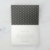 かわいいさびれたバスケットボールチャンピオンのベイビーシャワー サンキューカード (内部)
