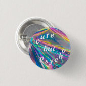 かわいいしかし精神分析 缶バッジ (正面&裏面)