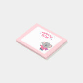 かわいいしゃれのユーモアのあるなコアラの先生 ポストイット (アングル)