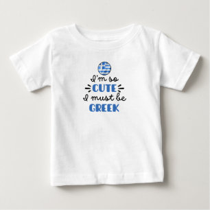 かわいいすぎてギリシャ人みたい ベビーTシャツ