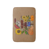 かわいいすごいかかし バスマット (正面縦)