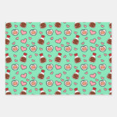 かわいいすごいかわいいすし ラッピングペーパーシート (正面3)