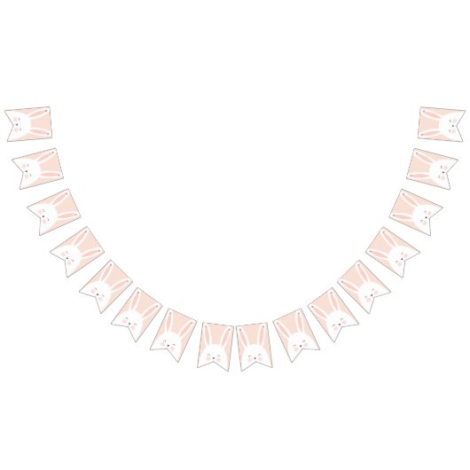 かわいいすごいがイースターバニーを可愛がる。 バンティングフラッグ (全)