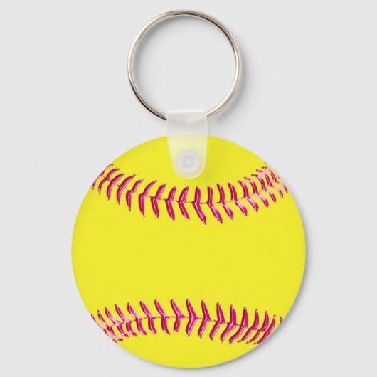 かわいいすごいソフトボールのチームのギフト安パーソナライズされた, キーホルダー (裏面)