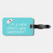かわいいすごいナース ラゲッジタグ (裏面横)