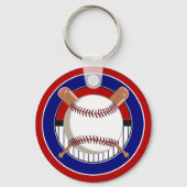 かわいいすごいパーソナライズされた野球の赤ちゃんシャワー特典 キーホルダー (裏面)