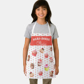 かわいいすごいヘッドベイカーカラフルカップケーキベーキングアプロ エプロン (インサイチュ)