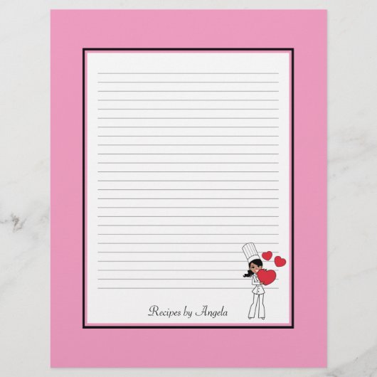 かわいいすごいレシピページが並ぶ (正面)