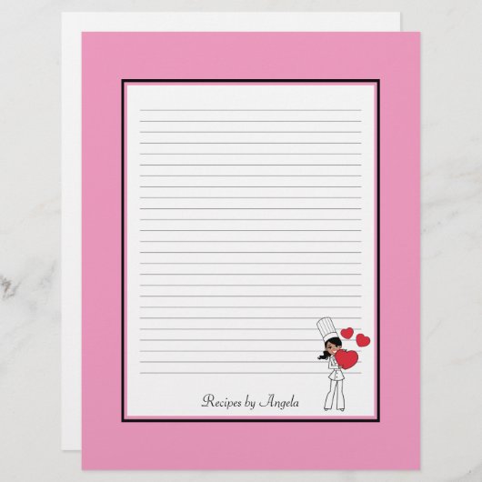 かわいいすごいレシピページが並ぶ (正面/裏面)