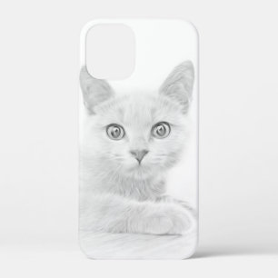 かわいいすごい子猫ポートレート写真 iPhone 12 MINI ケース