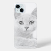 かわいいすごい子猫ポートレート写真 Case-Mate iPhoneケース (裏面)