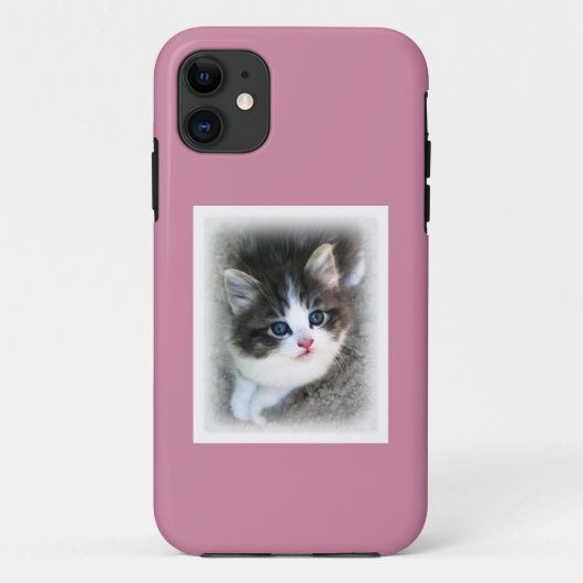 かわいいすごい子猫ポートレート写真 Case-Mate iPhoneケース (裏面)