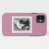 かわいいすごい子猫ポートレート写真 Case-Mate iPhoneケース (裏面(横))