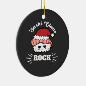 かわいいすしクリスマス セラミックオーナメント (右)