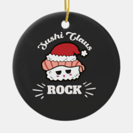 かわいいすしクリスマス セラミックオーナメント