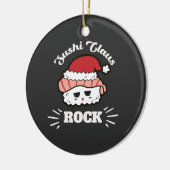 かわいいすしクリスマス セラミックオーナメント (左)