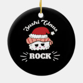 かわいいすしクリスマス セラミックオーナメント (裏面)