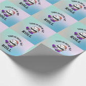 かわいいすしスケーター ラッピングペーパー (角)