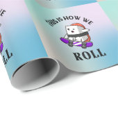 かわいいすしスケーター ラッピングペーパー (ロールコーナー)