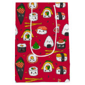 かわいいすし抱き枕 ミディアムペーパーバッグ (裏面)