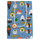 かわいいすし抱き枕 ミディアムペーパーバッグ (裏面)