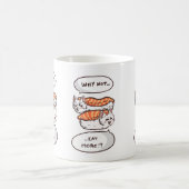 かわいいすし猫ユーモア コーヒーマグカップ (中央)