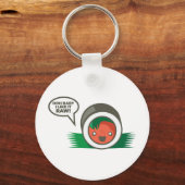 かわいいすし – おーベビー生が好き キーホルダー (正面)