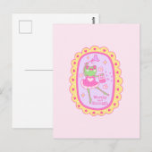 かわいいすてきカエル – 価値と十分 ポストカード (正面/裏面)