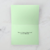 かわいいすてきサンタクリスマスおもしろいキッズインスピレーション カード (内部)