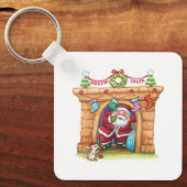 かわいいすてきマンガ来ー・サンタクロース キーホルダー (正面)