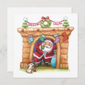 かわいいすてきマンガ来ー・サンタクロース シーズンカード (正面/裏面)