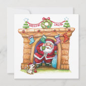 かわいいすてきマンガ来ー・サンタクロース シーズンカード (正面)