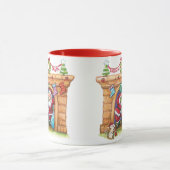 かわいいすてきマンガ来ー・サンタクロース マグカップ (中央)