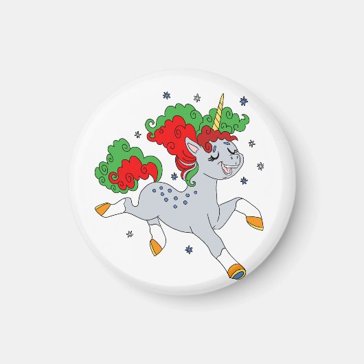 かわいいすてきユニコーン マグネット (正面)