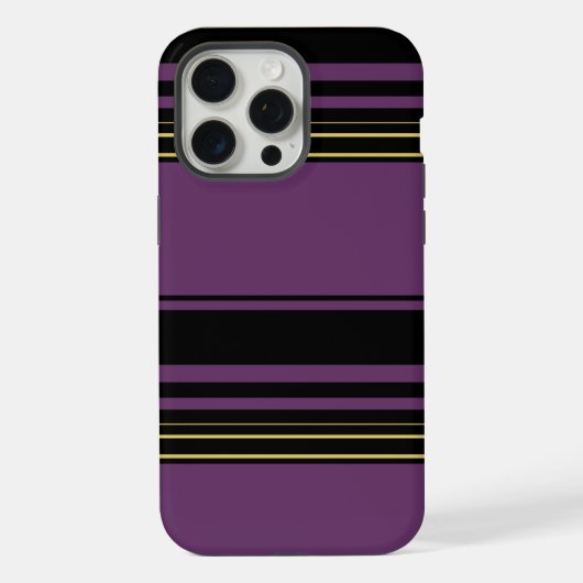 かわいいすみれストライプ iPhoneケース (裏面)