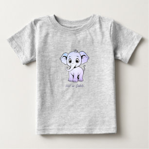 かわいいぞうさんベビーTシャツ ベビーTシャツ