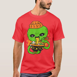かわいいたこラーメン日本のアニメオタク Tシャツ