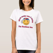 かわいいだけ私はセルビアではないですも! Tシャツ (正面)